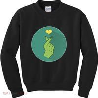 Korean Heart Zombie Kids Sweatshirt thumb 0