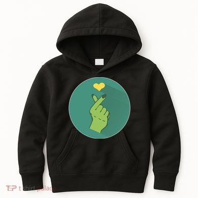 Korean Heart Zombie Kids Hoodie