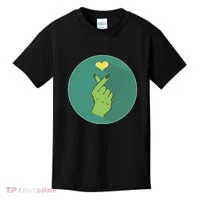 Korean Heart Zombie Kids T-Shirt thumb 0