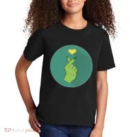 Korean Heart Zombie Kids T-Shirt thumb 2