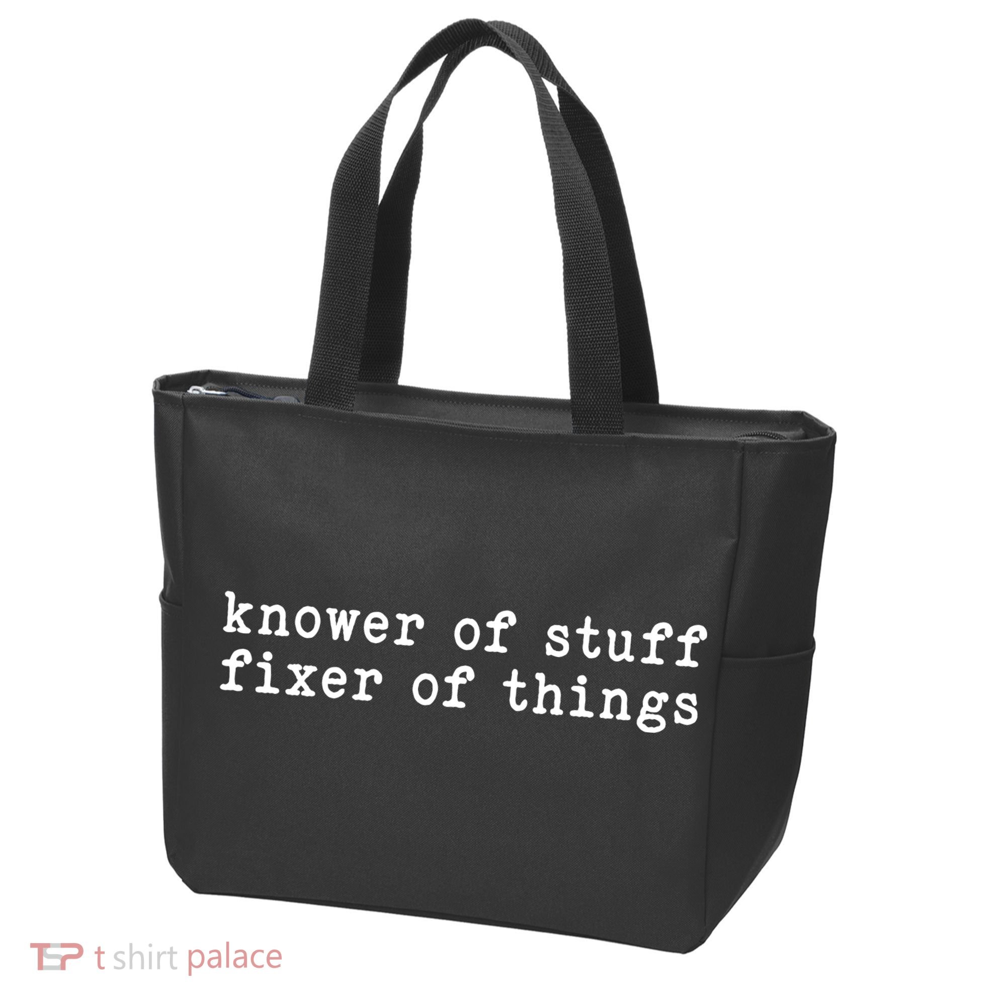 Knower Of Stuff Fixer Of Things Tote Bag