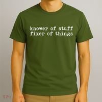 Knower Of Stuff Fixer Of Things T-Shirt thumb 3