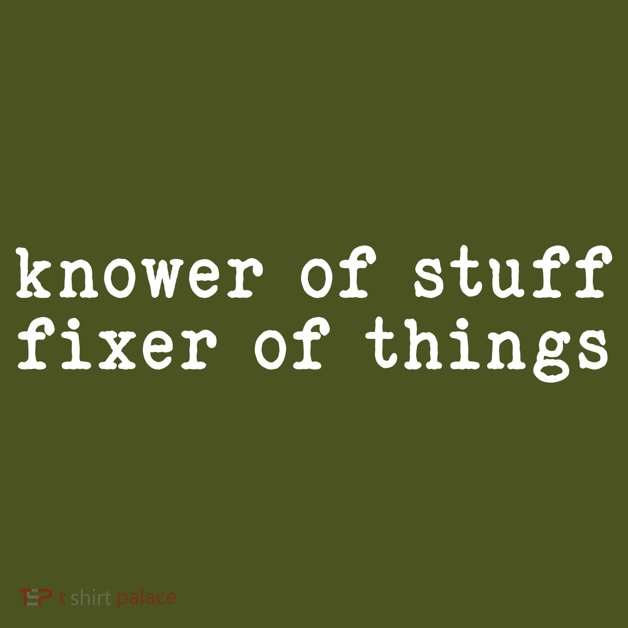 Knower Of Stuff Fixer Of Things Mousepad