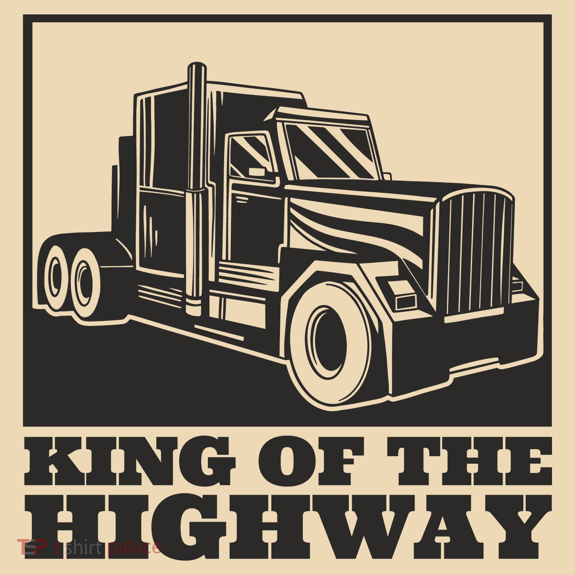 King Of The Highway Trucker Tote Bag