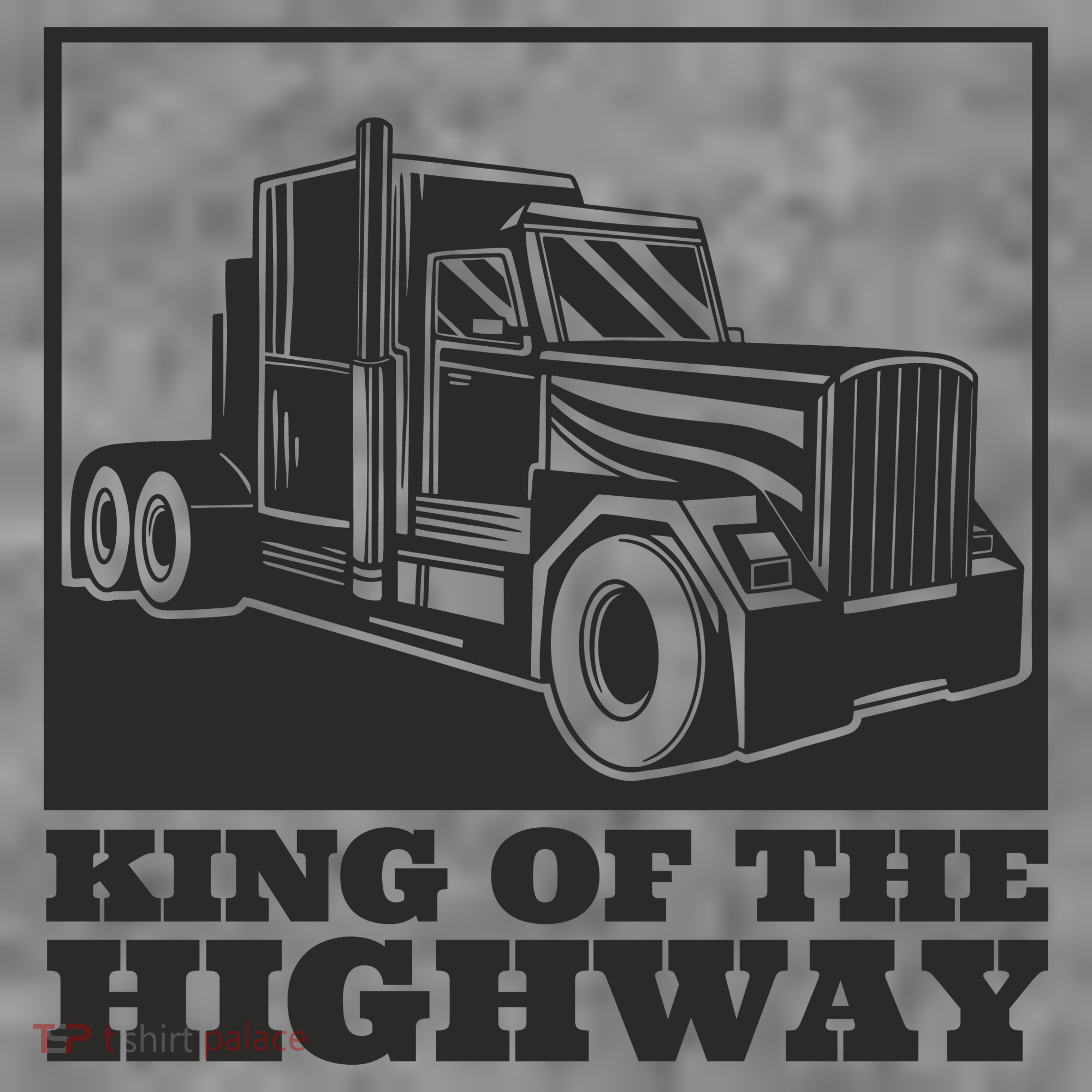 King Of The Highway Trucker Toddler Hoodie