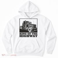 King Of The Highway Trucker Hoodie thumb 0
