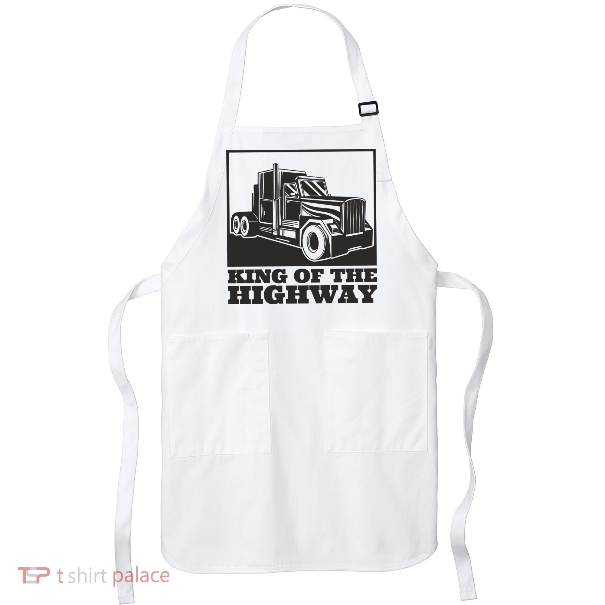 King Of The Highway Trucker Apron