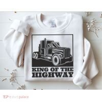 King Of The Highway Trucker Sweatshirt thumb 2