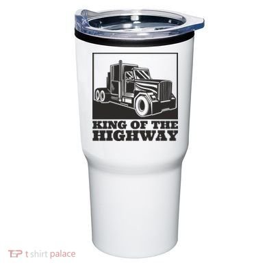 King Of The Highway Trucker Tumbler