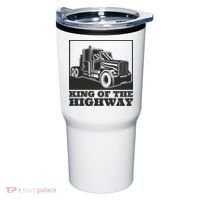 King Of The Highway Trucker Tumbler thumb 0