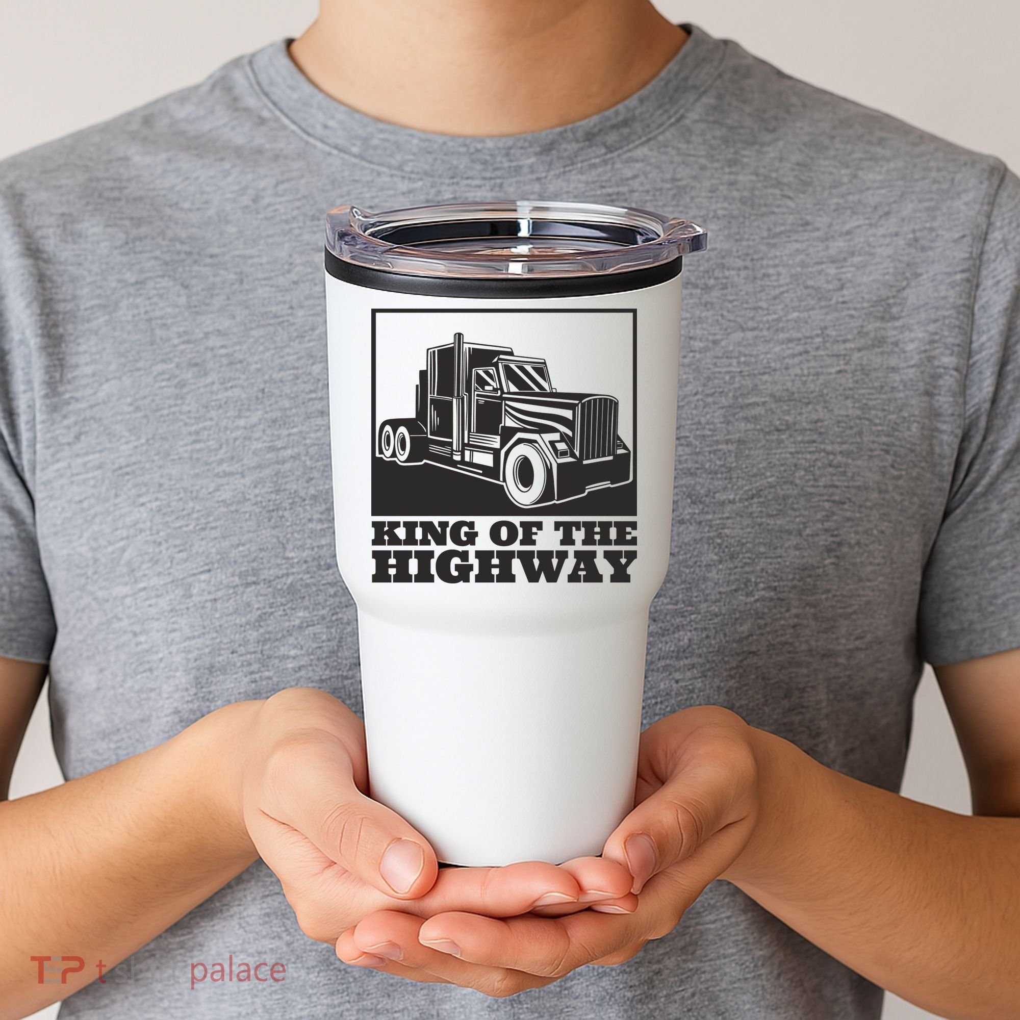 King Of The Highway Trucker Tumbler