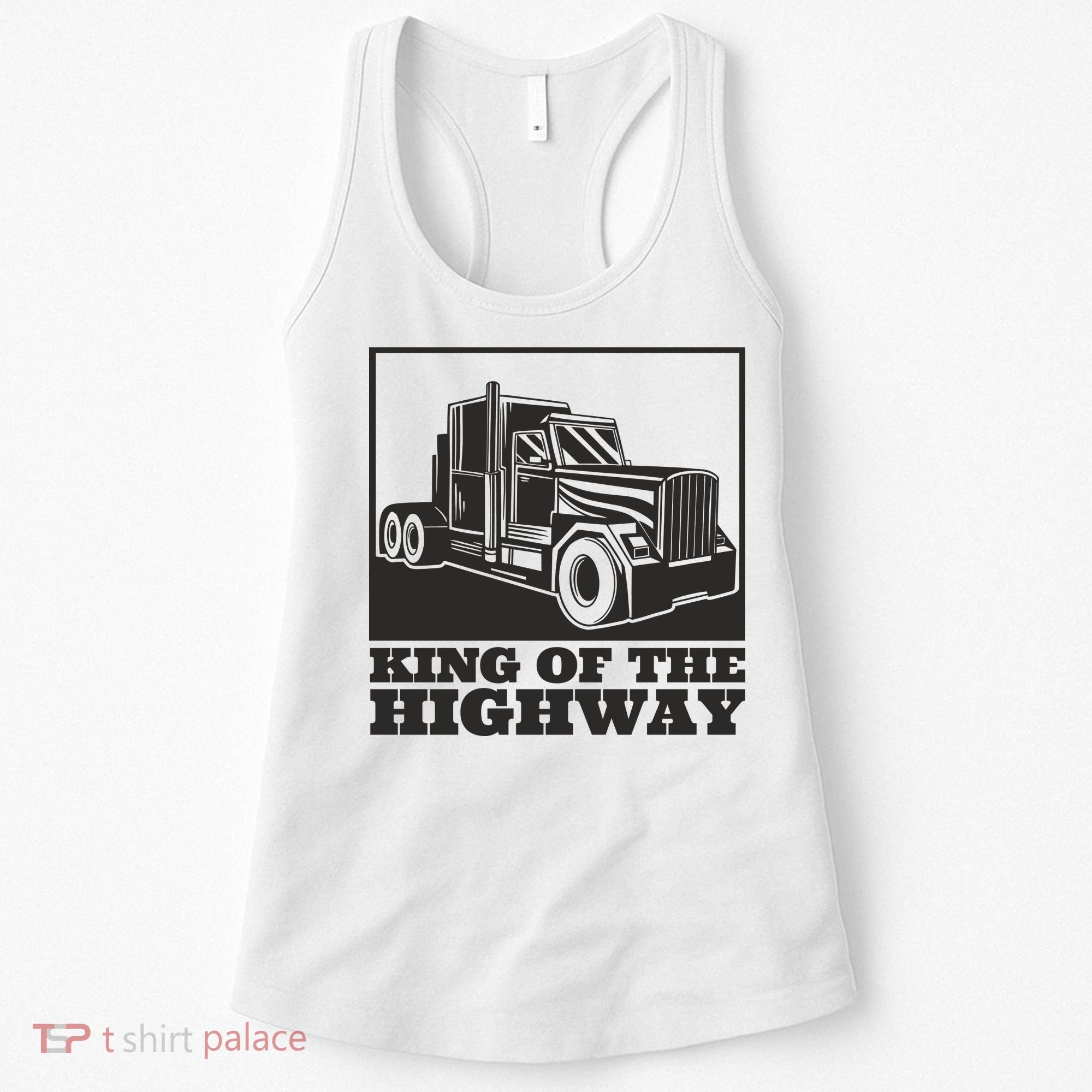 King Of The Highway Trucker Women's Tank Top