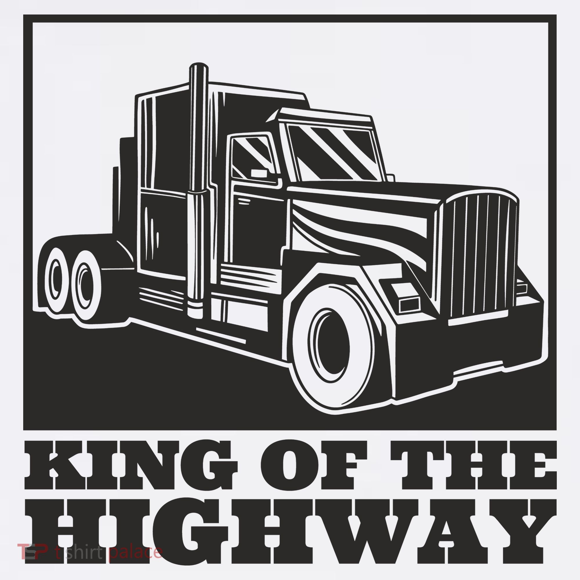 King Of The Highway Trucker Baby Bodysuit