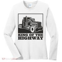 King Of The Highway Trucker Women's Long Sleeve Shirt thumb 0