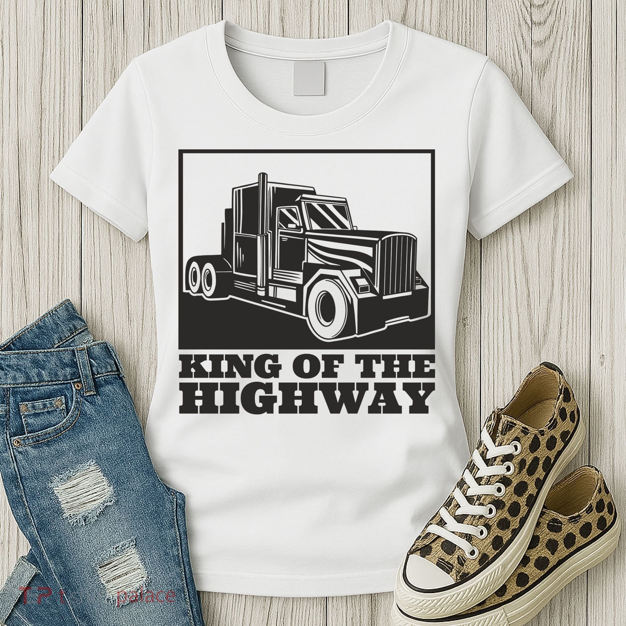 King Of The Highway Trucker Women's T-Shirt
