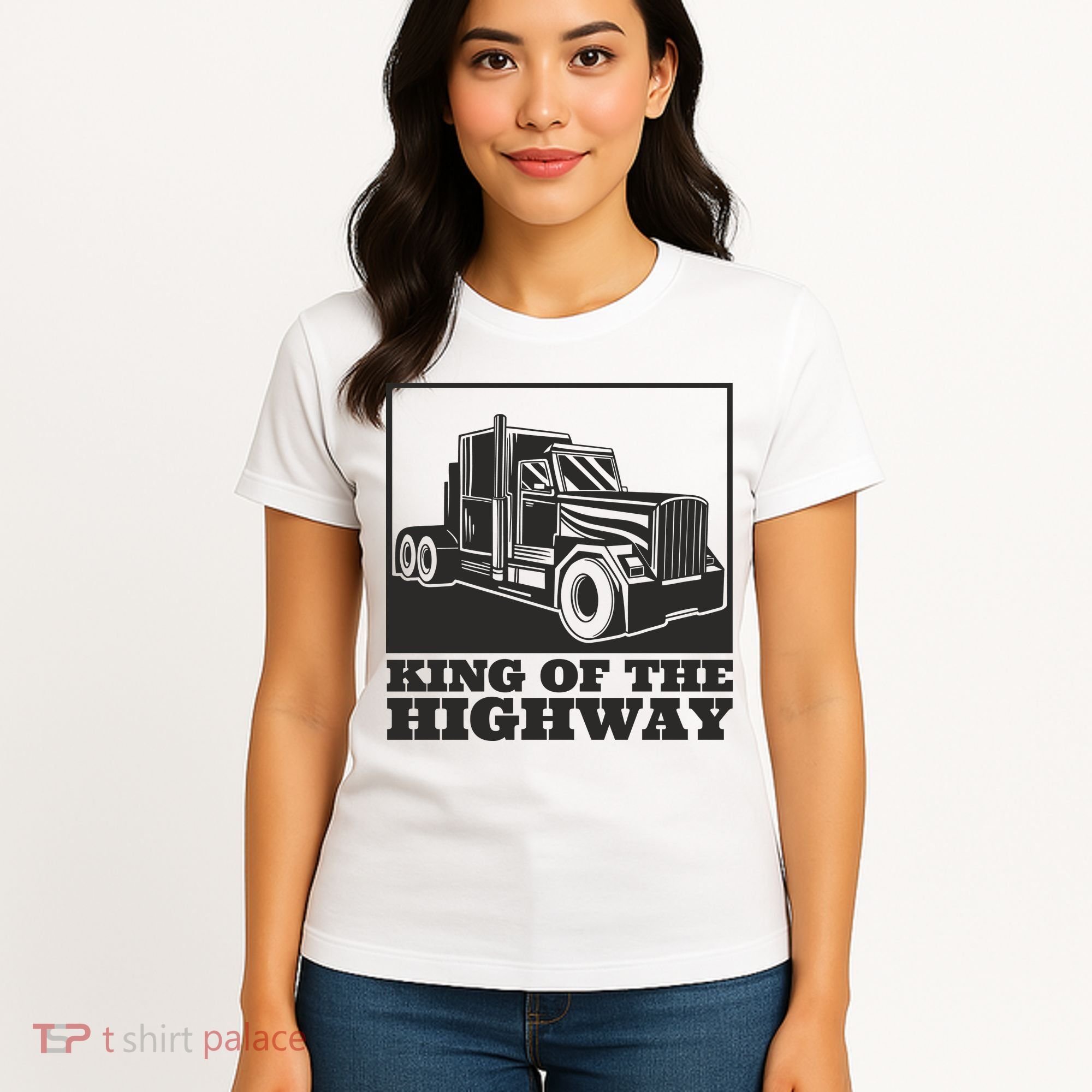 King Of The Highway Trucker Women's T-Shirt