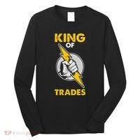 King Of Trades Electrician Long Sleeve Shirt thumb 0