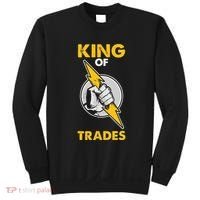 King Of Trades Electrician Sweatshirt thumb 0