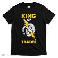 King Of Trades Electrician T-Shirt thumb 0
