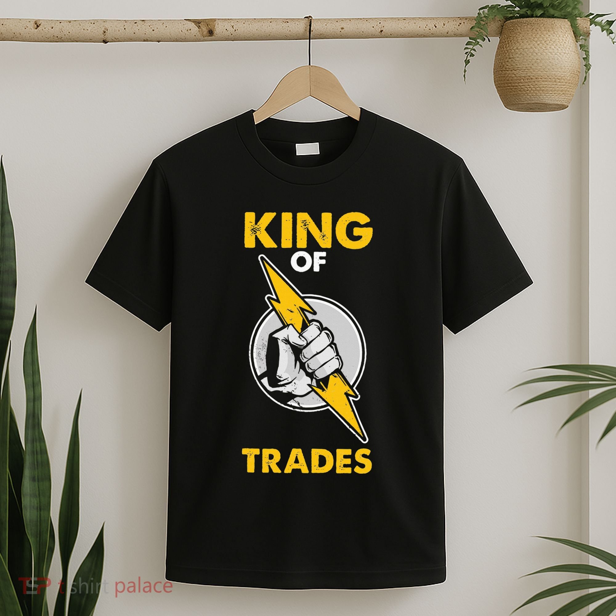 King Of Trades Electrician T-Shirt