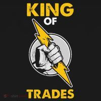 King Of Trades Electrician Women's Hoodie thumb 2