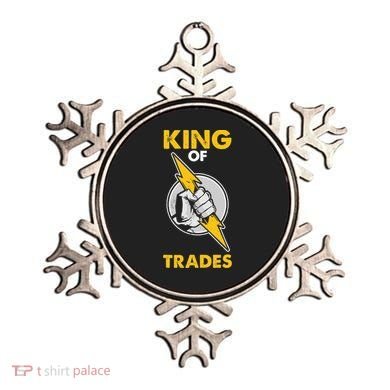 King Of Trades Electrician Ornament