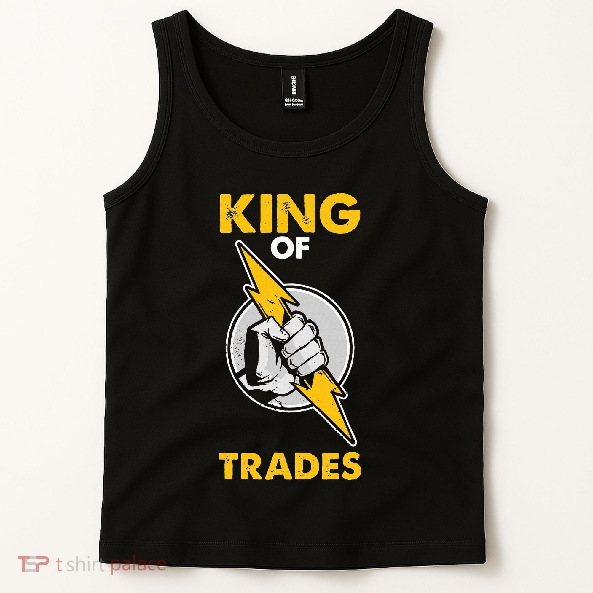 King Of Trades Electrician Tank Top