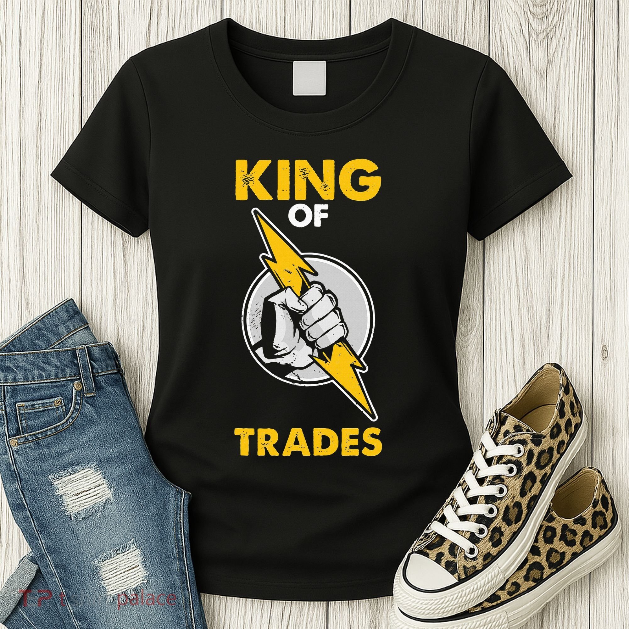 King Of Trades Electrician Women's T-Shirt