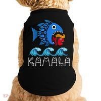 Kamala Over Trump Blue Wave Big Fish Eats Small Fish Doggie Tank thumb 0