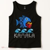 Kamala Over Trump Blue Wave Big Fish Eats Small Fish Tank Top thumb 2