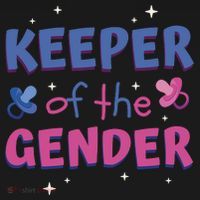 Keeper Of The Gender Pregnancy Reveal Apron thumb 3