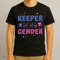 Keeper Of The Gender Pregnancy Reveal T-Shirt thumb 3