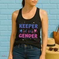Keeper Of The Gender Pregnancy Reveal Women's Tank Top thumb 2