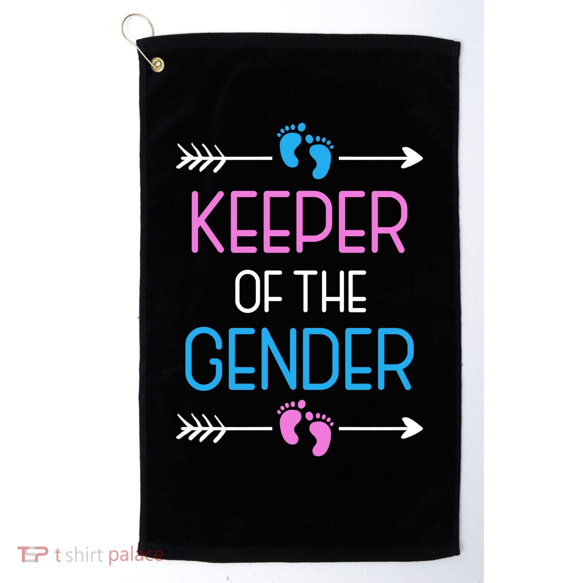 Keeper Of The Gender Golf Towel