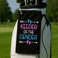 Keeper Of The Gender Golf Towel thumb 2