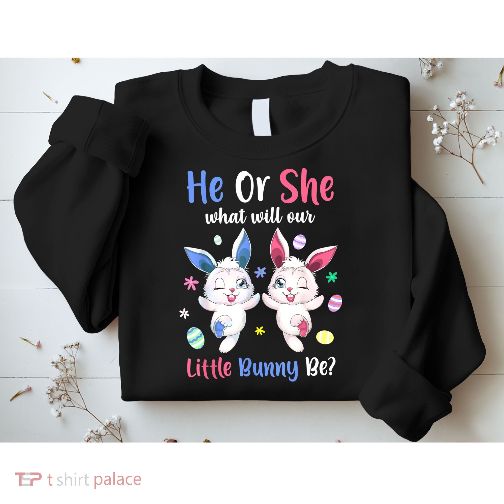 Keeper Of The Gender Bunny Happy Easter Day Gender Reveal Sweatshirt