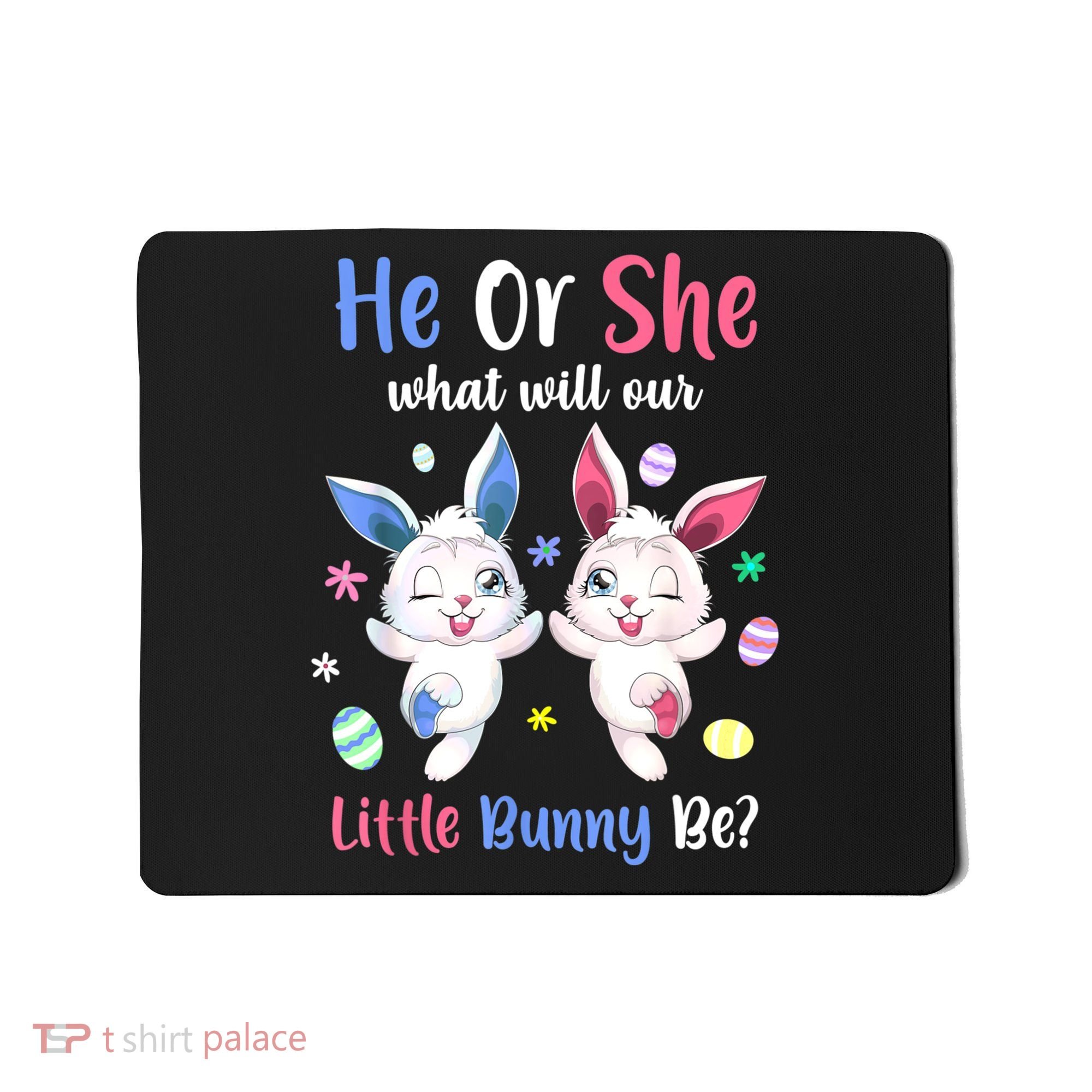 Keeper Of The Gender Bunny Happy Easter Day Gender Reveal Mousepad