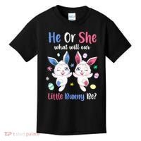 Keeper Of The Gender Bunny Happy Easter Day Gender Reveal Kids T-Shirt thumb 0