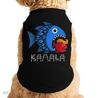 Kamala Over Trump Blue Wave Big Fish Eats Small Fish Doggie Tank thumb 0