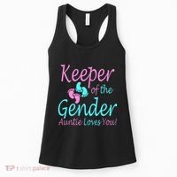 Keeper Of The Gender Auntie Love You Women's Tank Top thumb 0