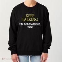 Keep On Talking Psychology Diagnose Graphic Women's Sweatshirt thumb 0