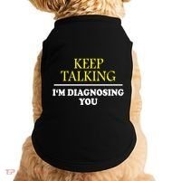 Keep On Talking Psychology Diagnose Graphic Doggie Tank thumb 0