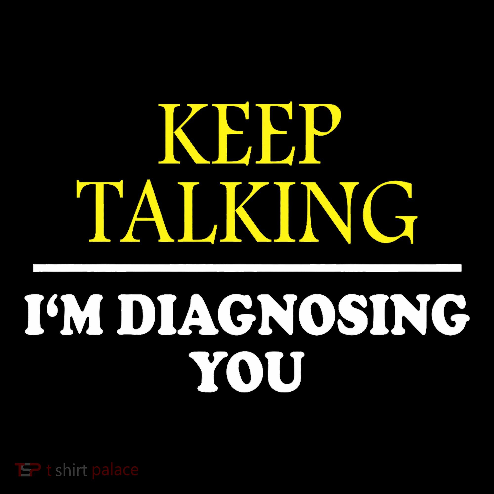 Keep On Talking Psychology Diagnose Graphic Mousepad
