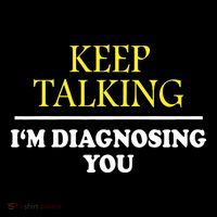 Keep On Talking Psychology Diagnose Graphic Baby Bodysuit thumb 2