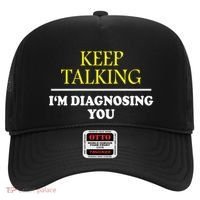 Keep On Talking Psychology Diagnose Graphic Hat thumb 0