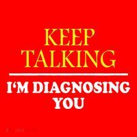 Keep On Talking Psychology Diagnose Graphic Santa Hat thumb 1