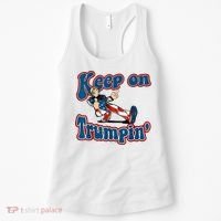 Keep On Trumpin Trump For President 2024 Usa Flag Women's Tank Top thumb 0