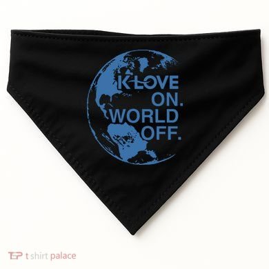 Klove On World Off USA-Made Doggie Bandana