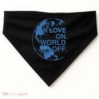 Klove On World Off USA-Made Doggie Bandana thumb 0