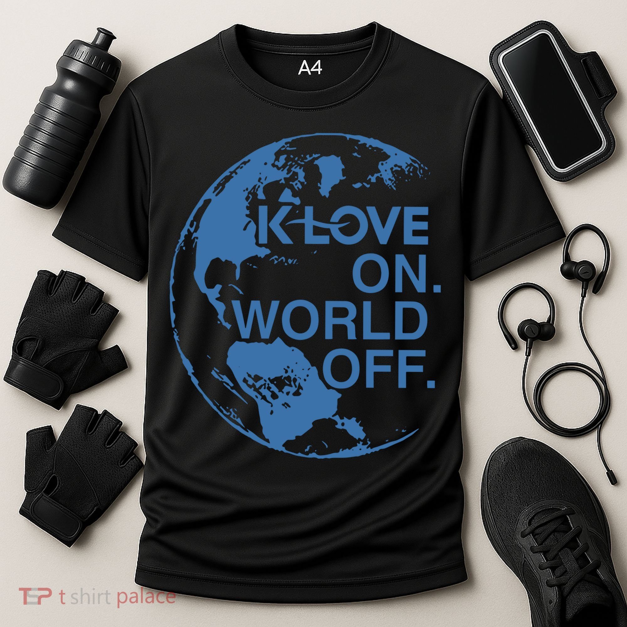 Klove On World Off Cooling Performance Crew T-Shirt